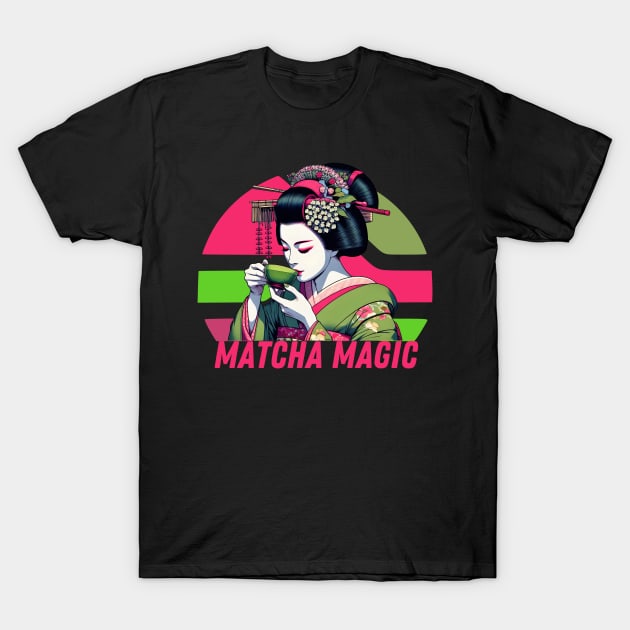 Matcha geisha T-Shirt by Japanese Fever